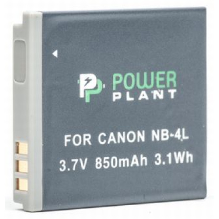 Аккумулятор PowerPlant Canon NB-4L 850mAh