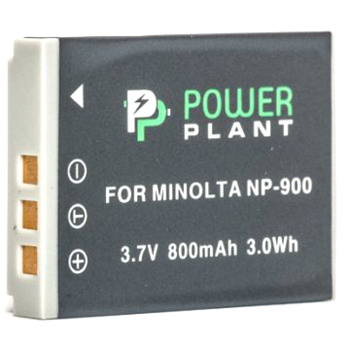 Аккумулятор PowerPlant Minolta NP-900, Li-80B 800mAh