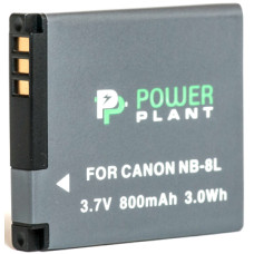 Аккумулятор PowerPlant Canon NB-8L 800mAh
