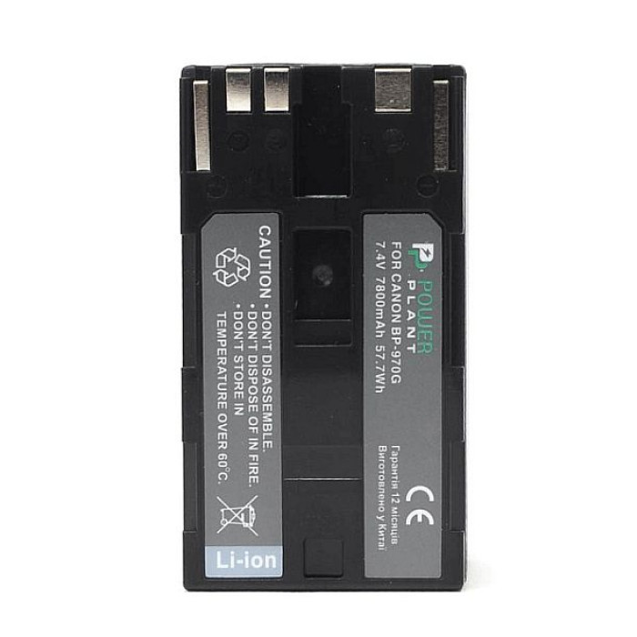 Аккумулятор PowerPlant Canon BP-970G 7800mAh