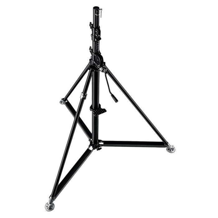 Стойка Super Wind Up из нержавеющей стали черная - Manfrotto 387XBU