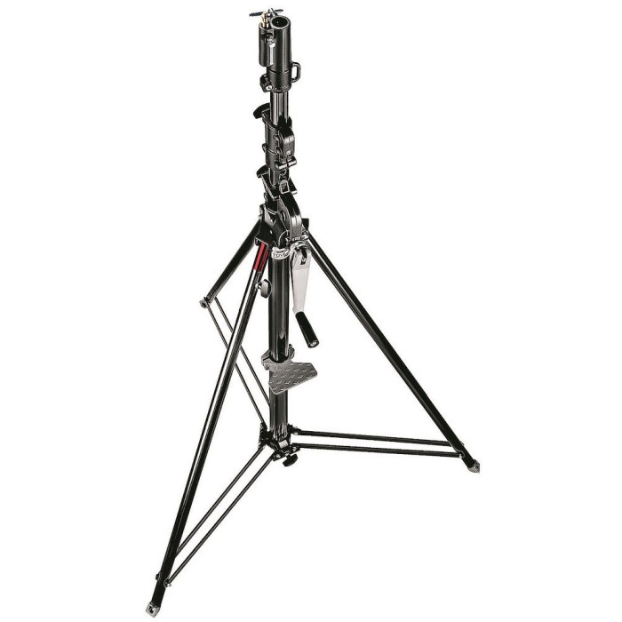 Стойка Wind Up 3-секционная оцинкованная черная - Manfrotto 087NWB