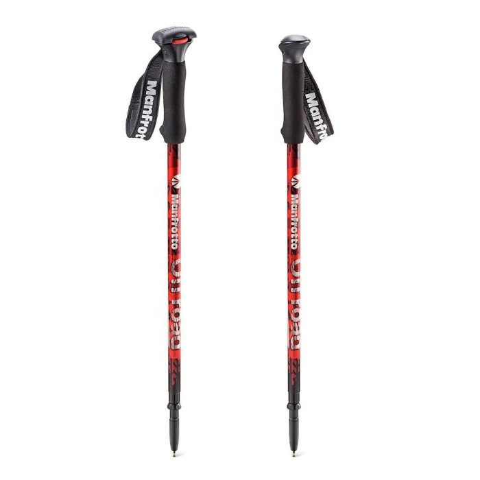 Треккинговые палки Off Road 3 секц., красные - Manfrotto MMOFFROADR