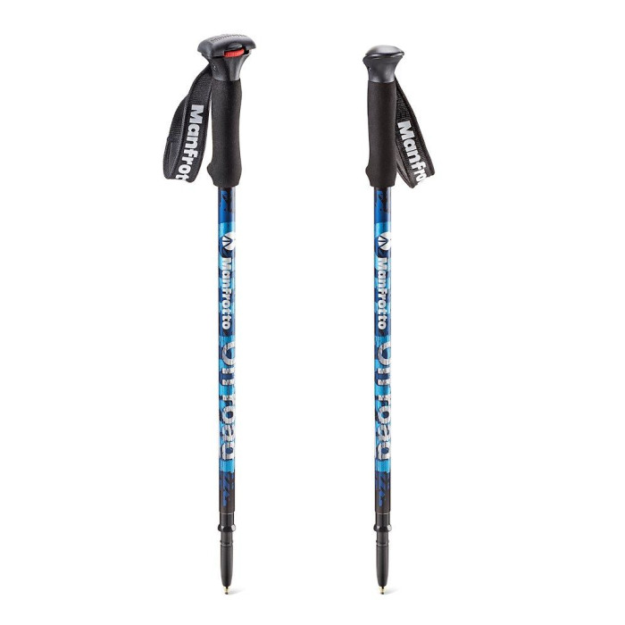 Треккинговые палки Off Road 3 секц., синие - Manfrotto MMOFFROADB