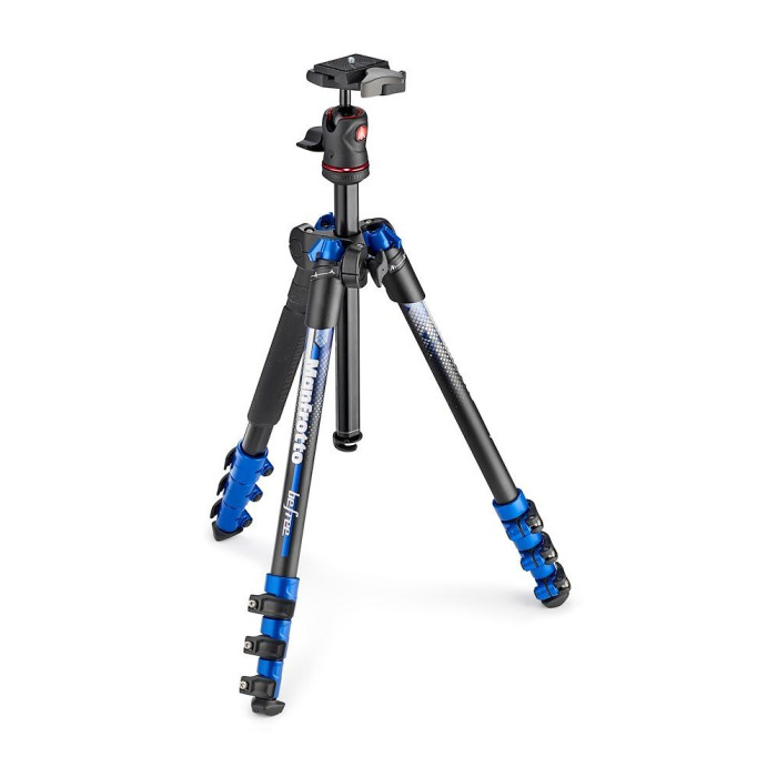 Штатив алюминиевый Befree Color, синий - Manfrotto MKBFRA4BL-BH