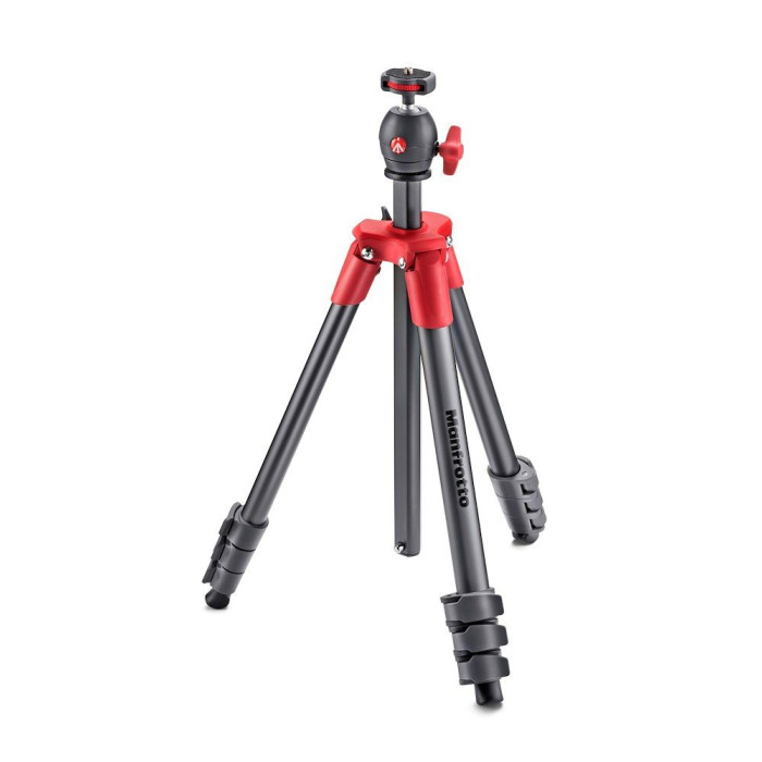 Штатив Compact Light, красный - Manfrotto MKCOMPACTLT-RD