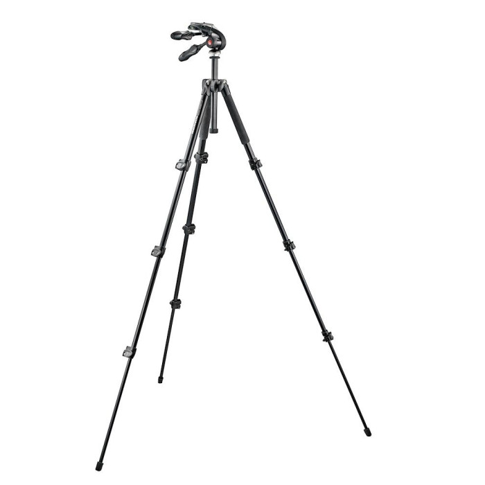 Комплект 293: штатив алюм. 4-секционный + 3-осевая голова - Manfrotto MK293A4-D3Q2