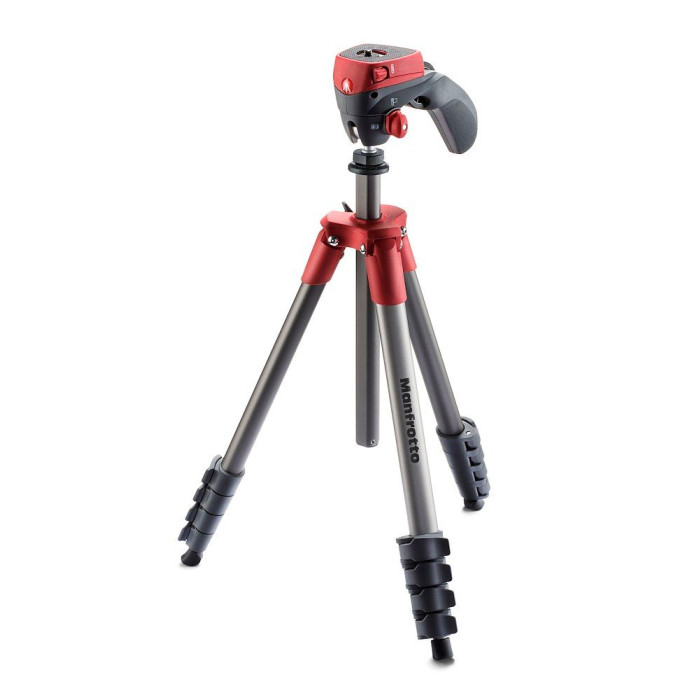 Штатив Compact Action, красный - Manfrotto MKCOMPACTACN-RD