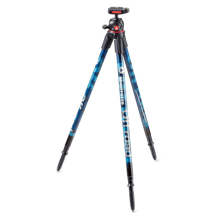 Off Road штатив алюм. 4секц. с головой, синий - Manfrotto MKOFFROADB