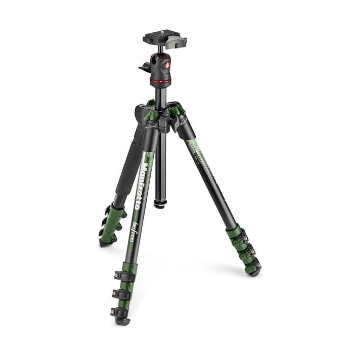 Штатив алюминиевый Befree Color, зеленый - Manfrotto MKBFRA4GR-BH