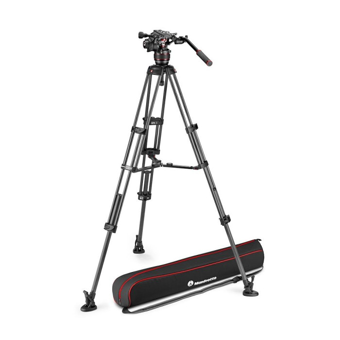 Nitrotech 608 видеоголова и MS Twin штатив карбоновый - Manfrotto MVK608TWINMC