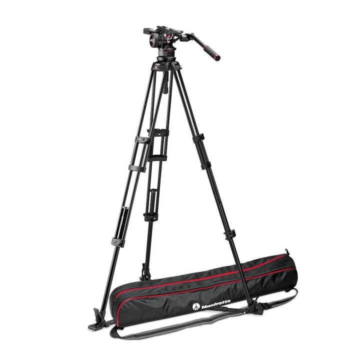 Nitrotech N12 видеоголова и GS Twin штатив алюминиевый - Manfrotto MVKN12TWING