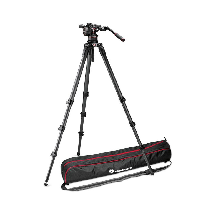 Nitrotech N12 видеоголова и штатив карбоновый высокий - Manfrotto MVKN12CTALL