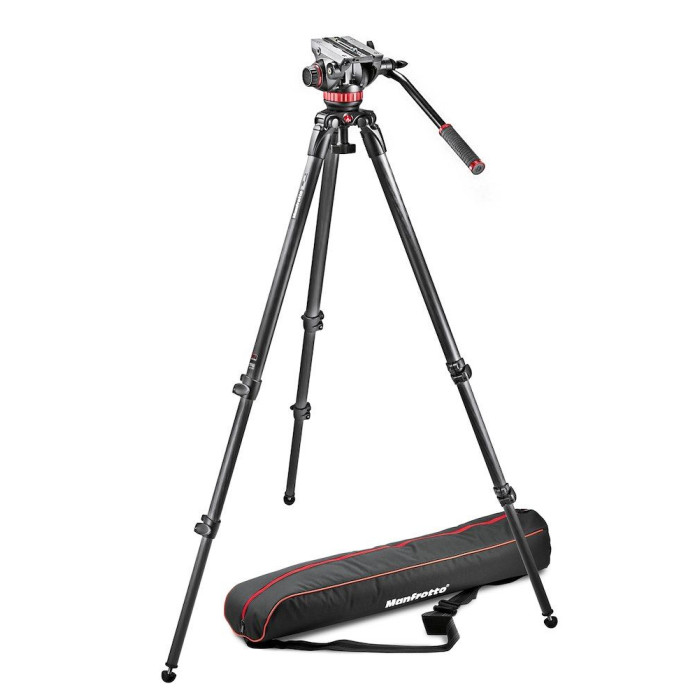 Видеокомплект PRO, карбон - Голова 502A + Штатив 535 - Manfrotto MVK502C-1
