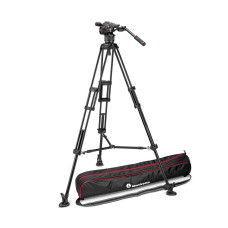 Nitrotech N8 видеоголова и MS Twin штатив алюминиевый - Manfrotto MVKN8TWINM