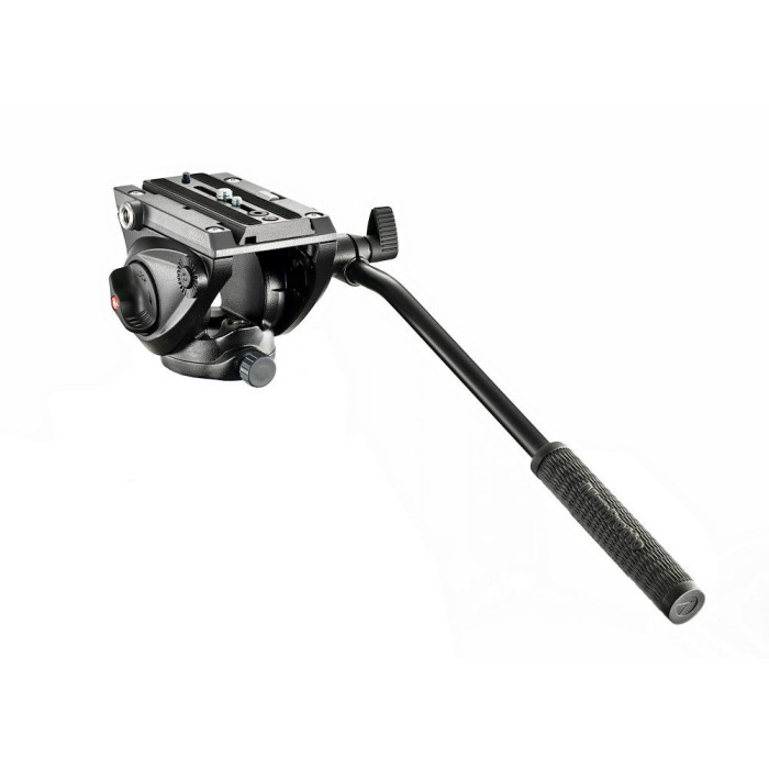 Видеоголова жидкостная лёгкая с плоской базой, нагрузкой 5кг - Manfrotto MVH500AH