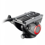 Видеоголова жидкостная лёгкая с плоской базой, нагрузкой 5кг - Manfrotto MVH500AH