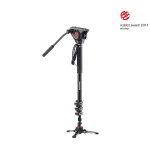 XPRO Видеомонопод алюм. 4секц. с 500-головой, FLUIDTECH базо - Manfrotto MVMXPRO500