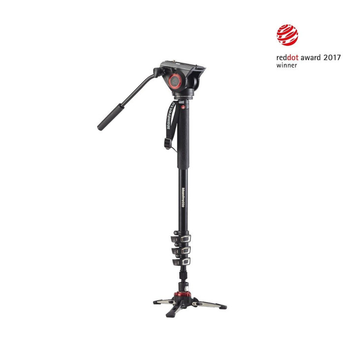 XPRO Видеомонопод алюм. 4секц. с 500-головой, FLUIDTECH базо - Manfrotto MVMXPRO500
