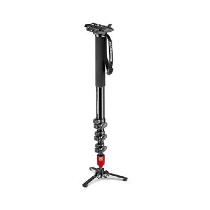 Видео монопод жидкостный алюминиевый с площадкой - Manfrotto 562B-1