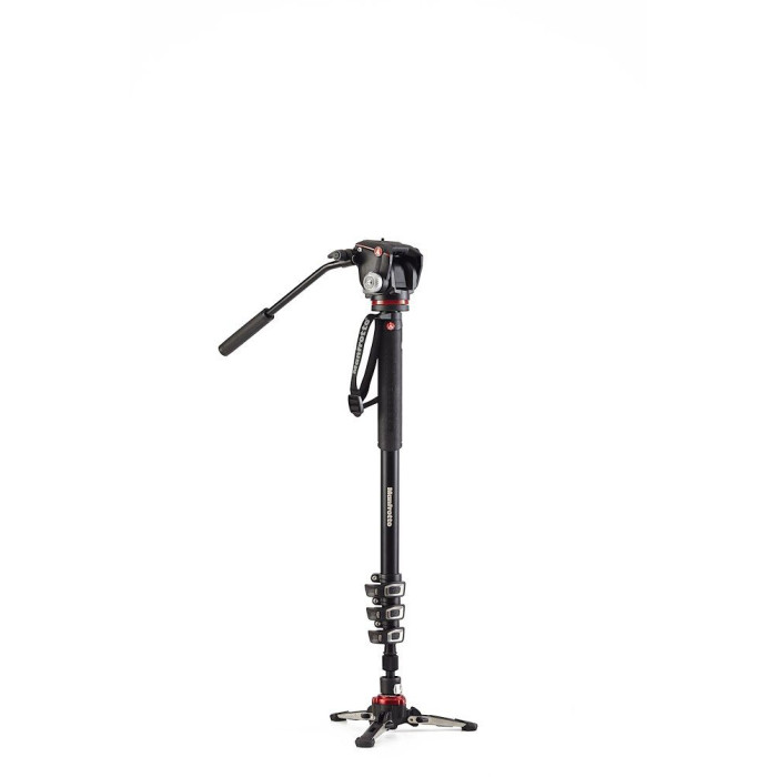 XPRO Видеомонопод алюм. 4секц. с FLUIDTECH базой, 2W головой - Manfrotto MVMXPROA42W
