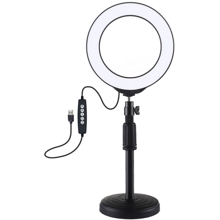 Кольцевая USB RGBW LED лампа Puluz PKT3047B 6.2