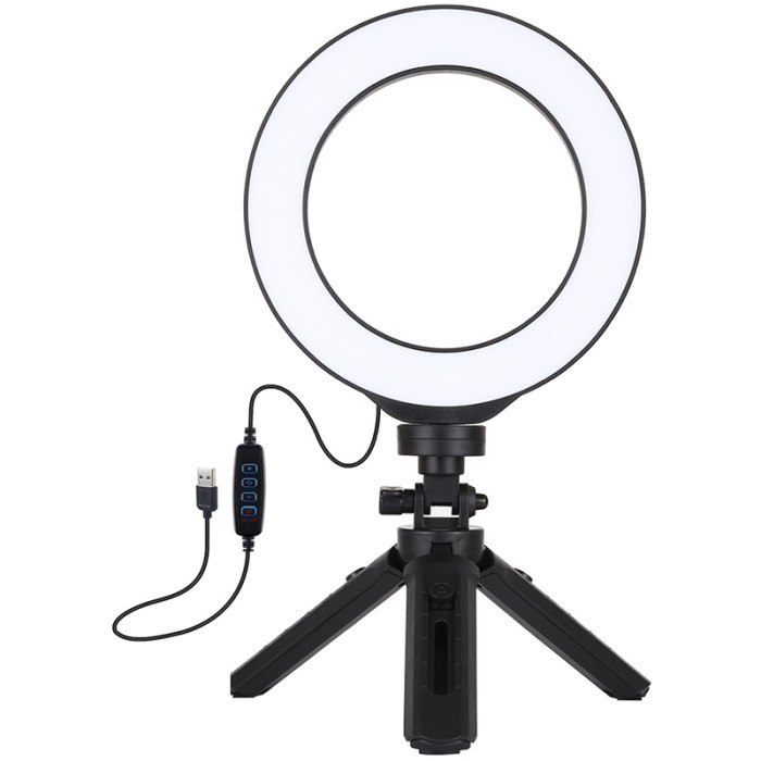 Кольцевая USB LED лампа Puluz PKT3059B 6.2