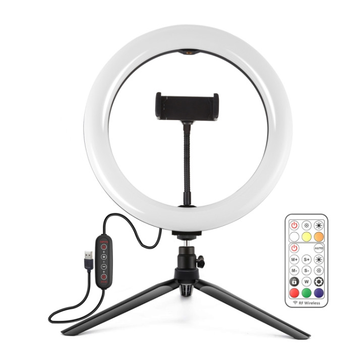 Кольцевая USB LED лампа Puluz PKT3082B 10