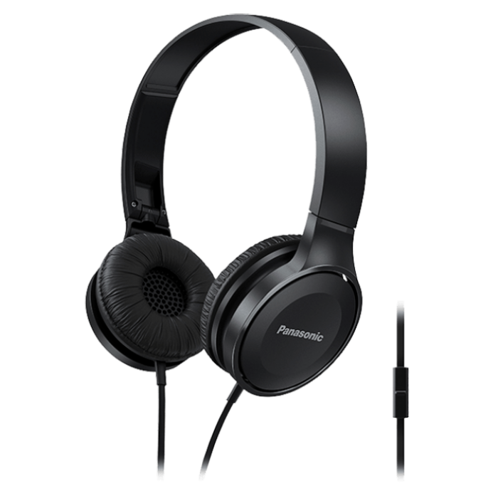 Наушники с микрофоном Panasonic RP-HF100MGC-K Black