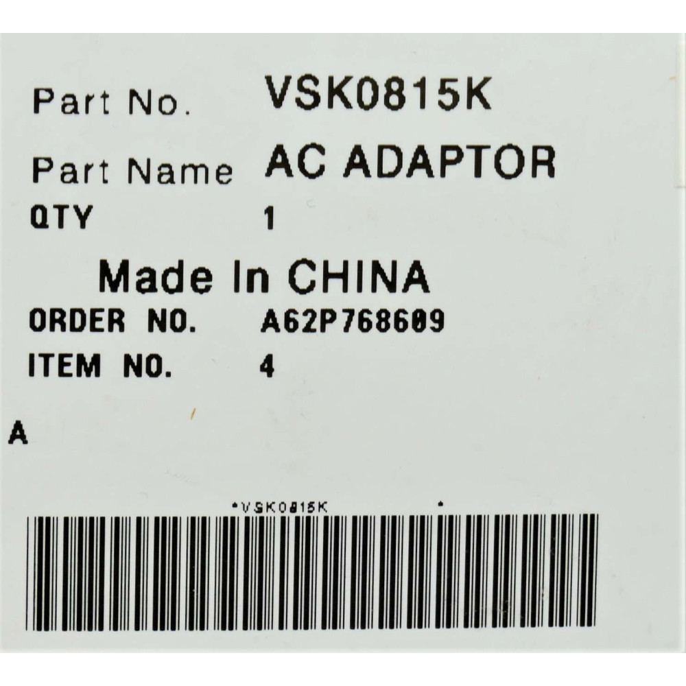 Сетевой адаптер для видеокамеры Panasonic VSK0815K