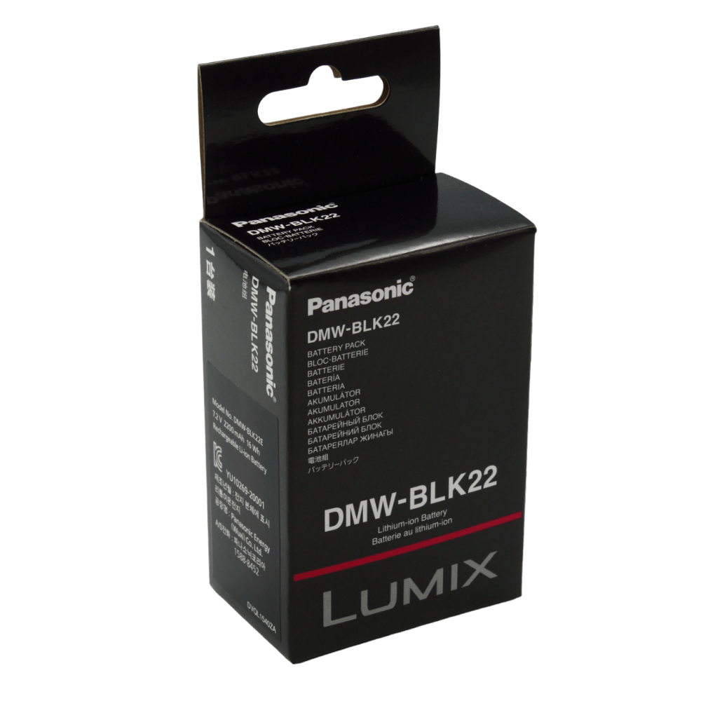 Аккумулятор оригинальный для фотоаппаратов Panasonic DMW-BLK22E