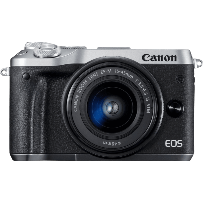 Цифровая фотокамера Canon EOS M6 Kit 15-45 IS STM Silver