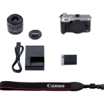 Цифровая фотокамера Canon EOS M6 Kit 15-45 IS STM Silver