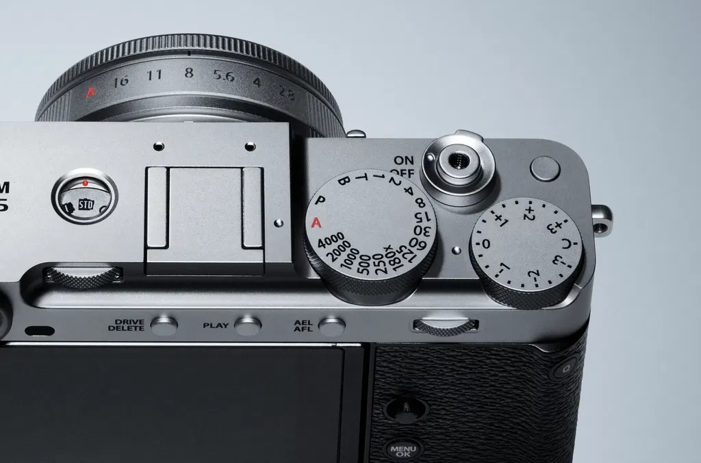 Fujifilm X-E5 вид сверху