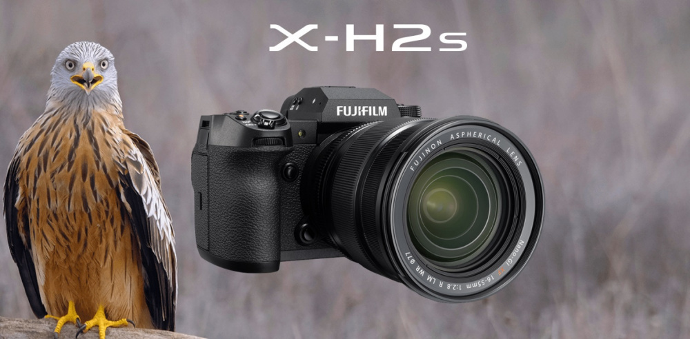Fujifilm X-H2S Body Black вид спереди