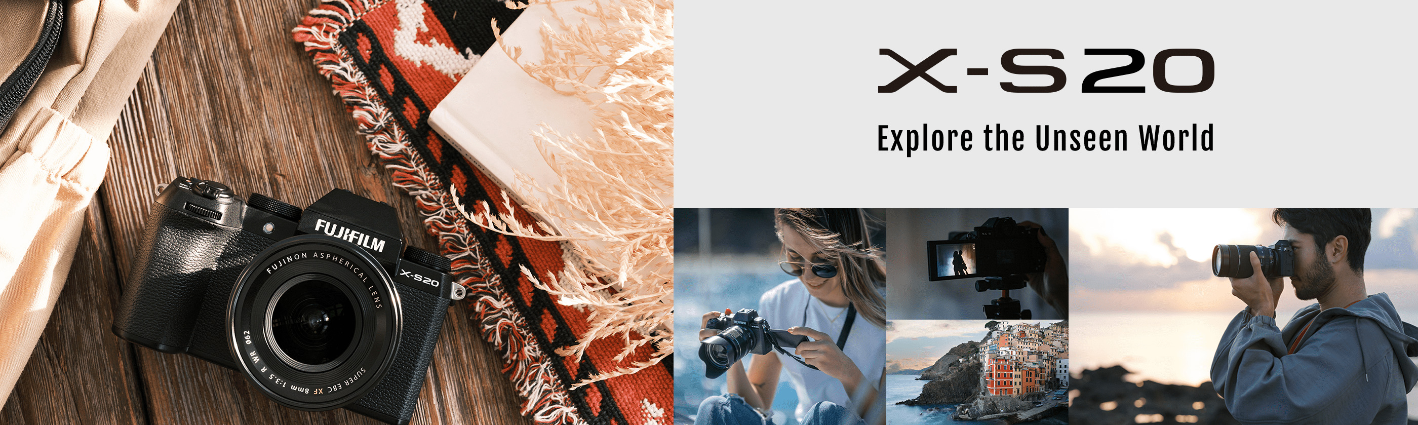 Fujifilm X-S20 Kit XF 18-55mm вид спереди