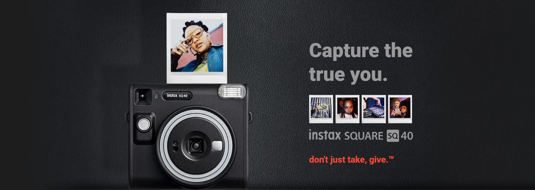 Fujifilm Instax Square SQ 40 вид спереди